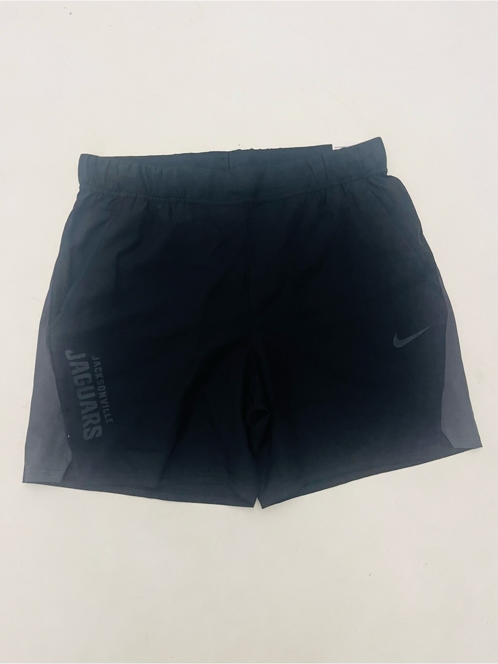 NIKE Jacksonville Jaguars Shorts large Mens Black NFL dri fit NWT